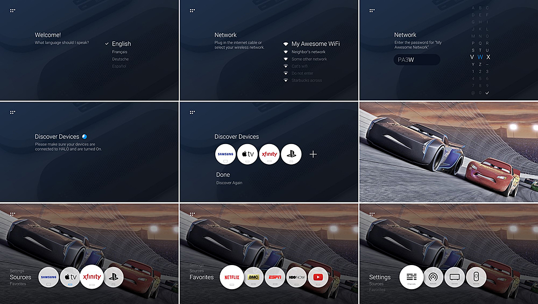 GUI Screens