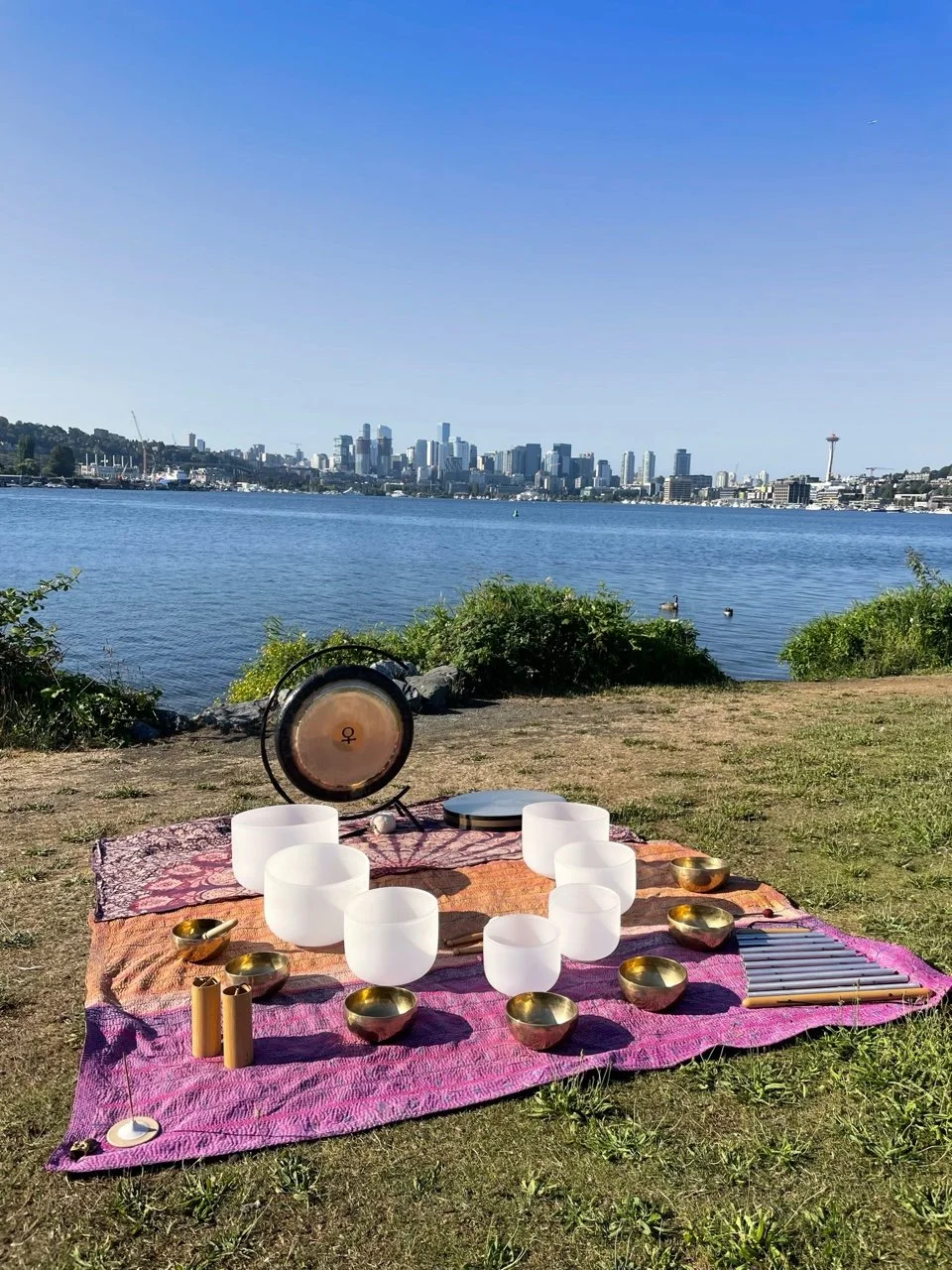 MW Sunset Sound Bath in the park