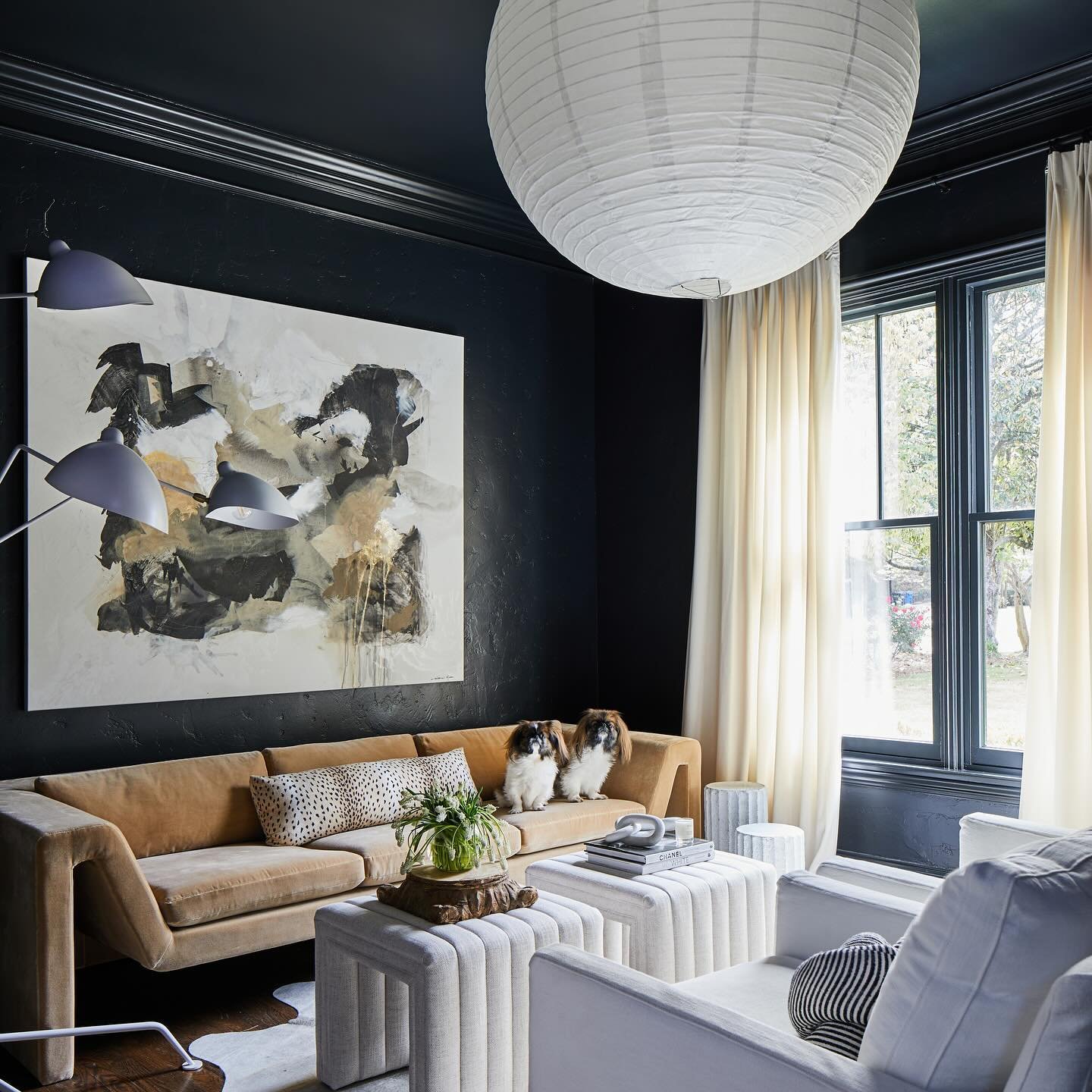 Happy Saturday, friends!

We're excited to share some photos from our &quot;Bonita&quot; project✨

This home was already stunning to begin with, and we were able to enhance it with personal flair and character. 

We introduced a moody, dark paint pal