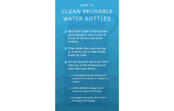 #1C Water Bottle Cleaning Instructions