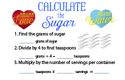 Week 3 Calculate the Sugar Poster