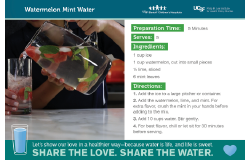 Week 5 Recipe Card - Watermelon Mint