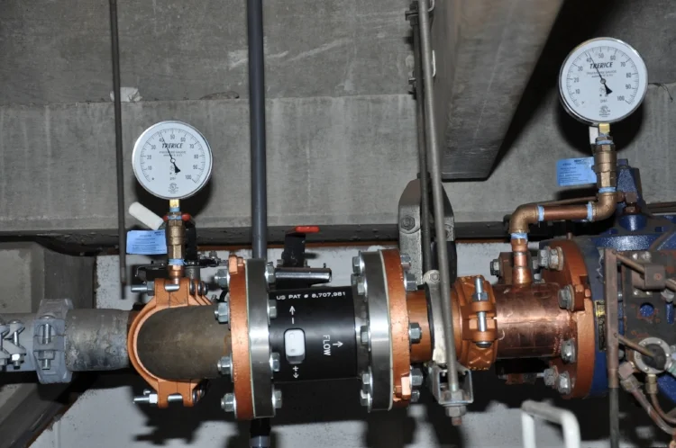 Office Building Installation of The Smart Valve