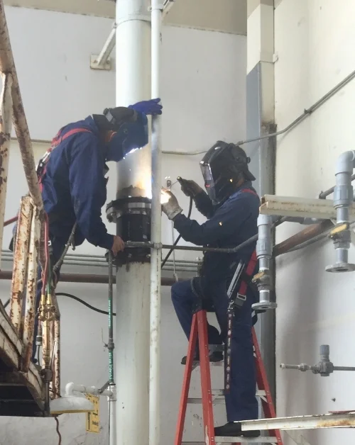 Commercial Laundry Installation of Smart Water Valve Flow Management Device “Buy Water, Not Air”