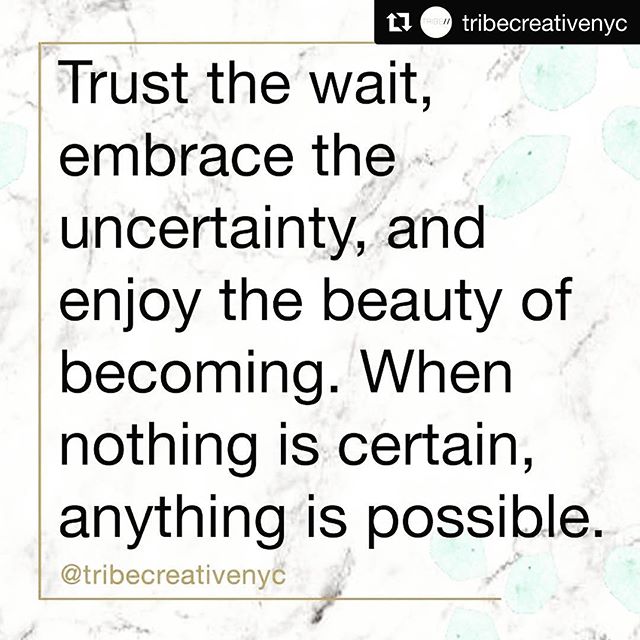Sometimes, somebody says exactly what you need to hear!
