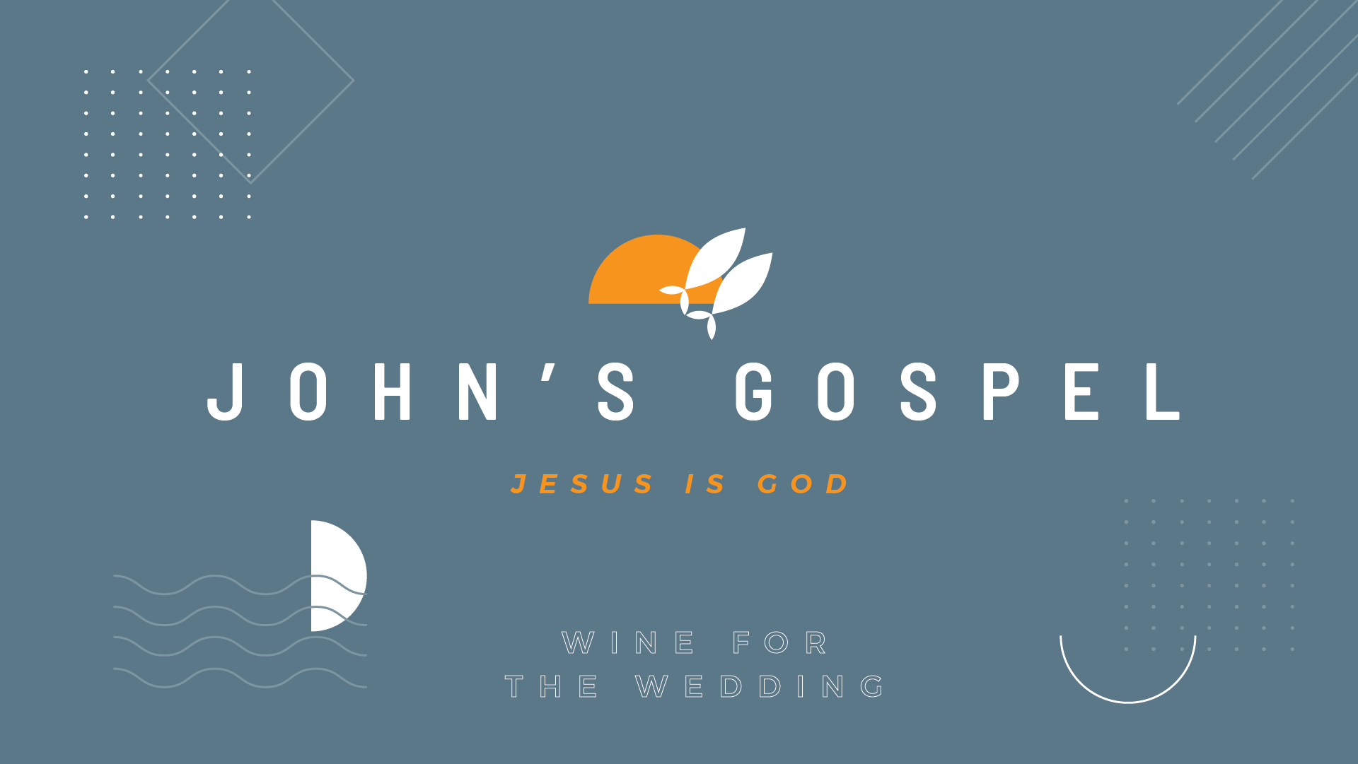 John 2.1-12: Wine for the Wedding