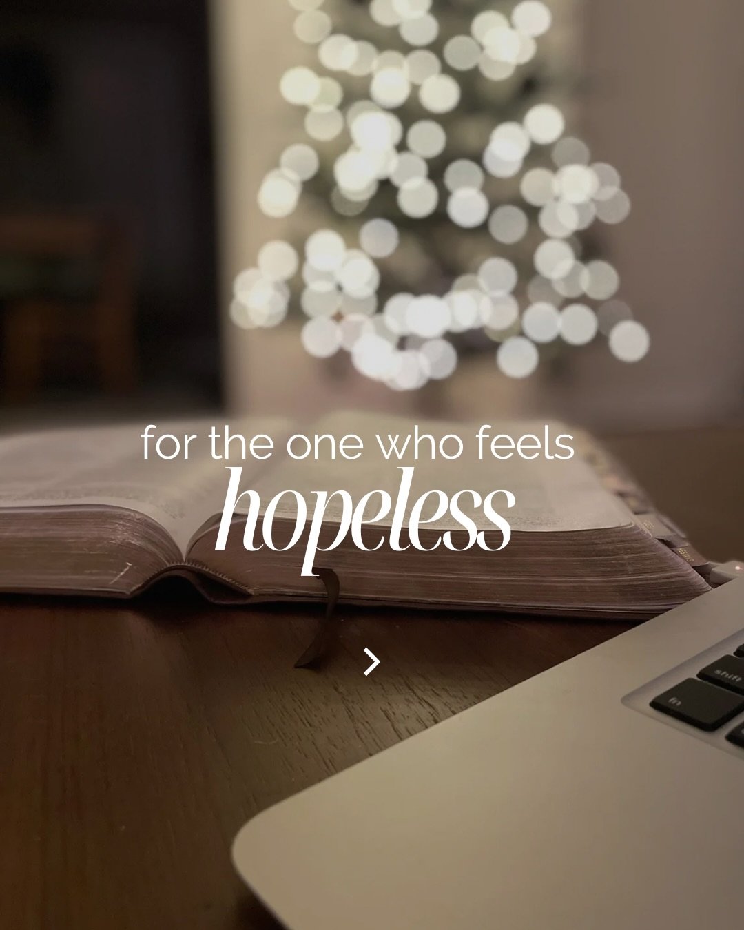 The holidays have a way of amplifying the deep desires we hope for. In seasons of waiting, there can be a longing in our hearts that even the magic of Christmastime can't satisfy. 

But while gifts and pretty decorations might not, we have the hope o