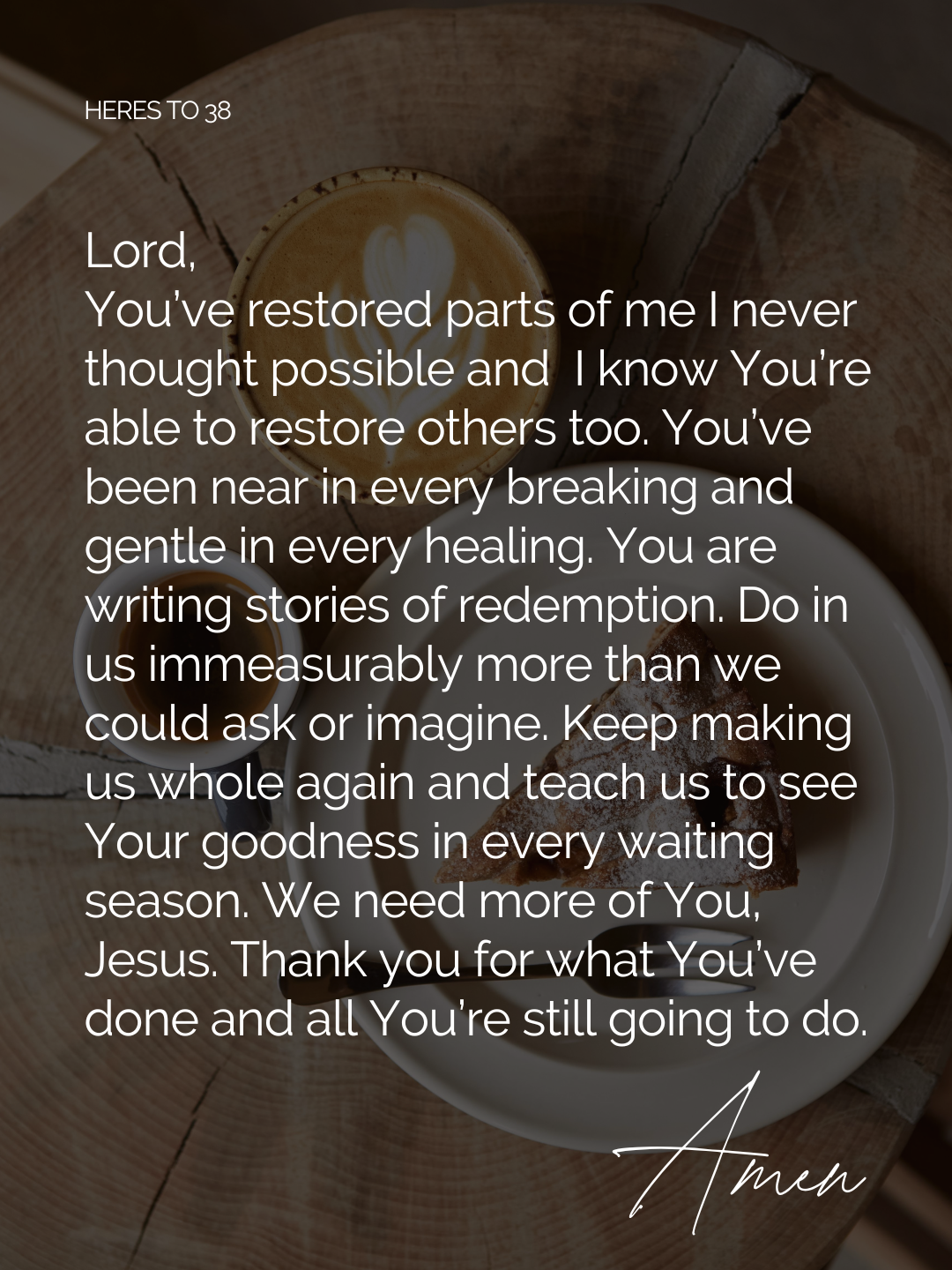 Prayer for healing, restoration, and redemption after loss.