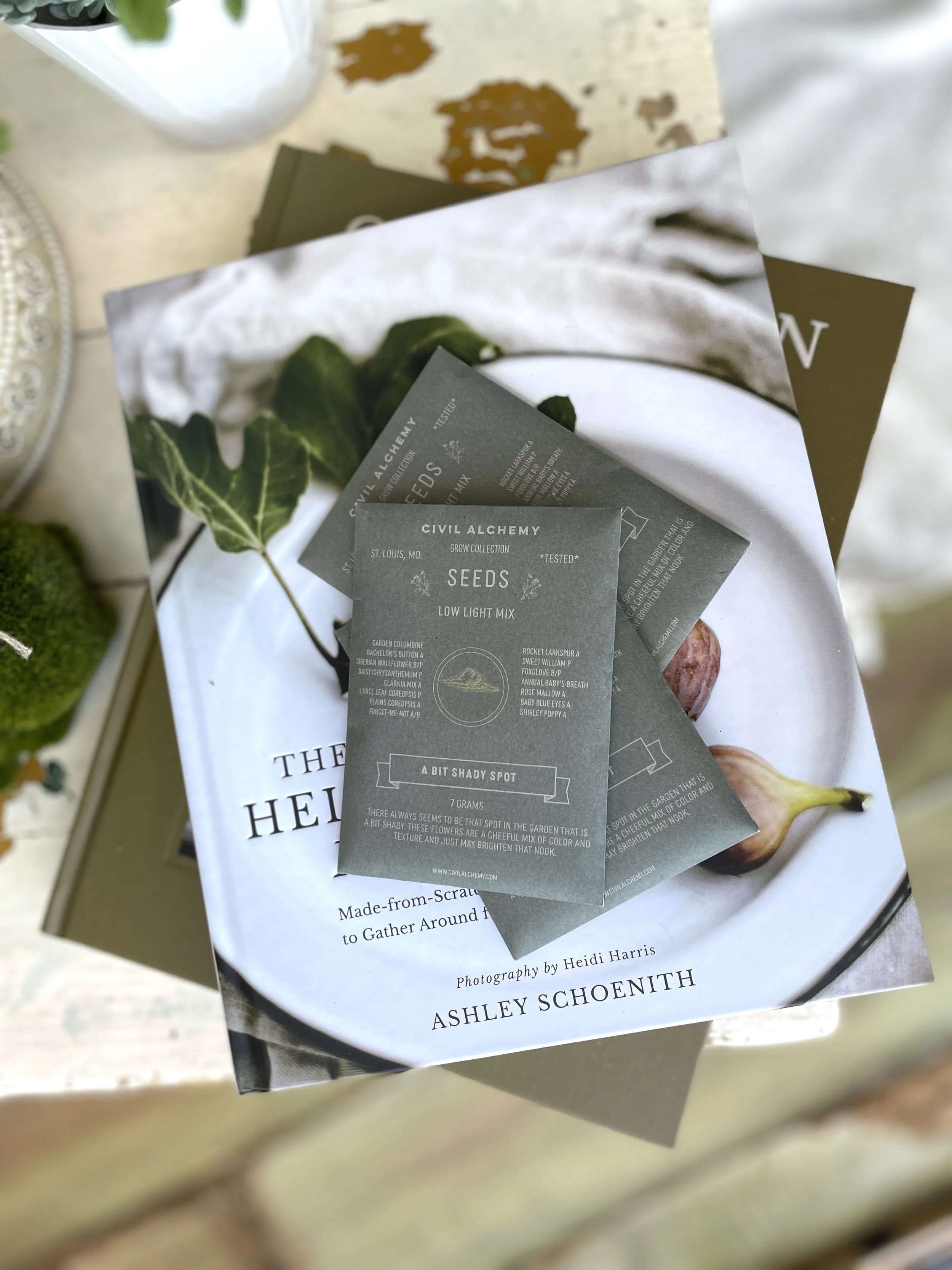 Seed Packets and Book Stacks, Product photography styling.jpg