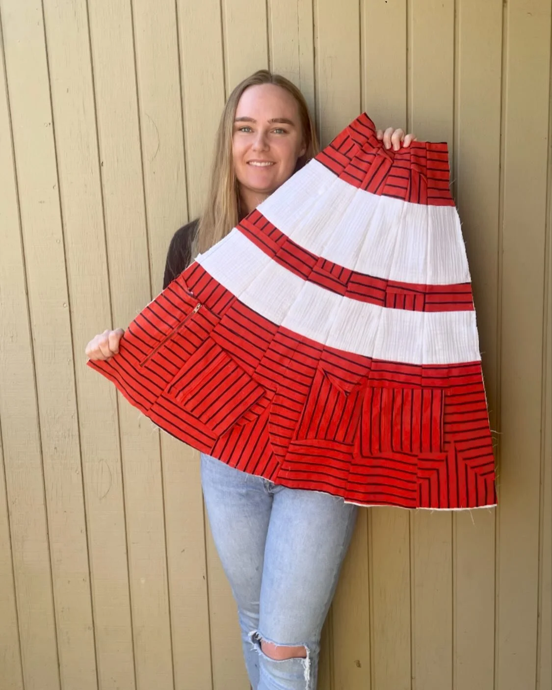 OPENING RECEPTION TODAY! Join me for the opening of &ldquo;Letter from the Network&rdquo; the Berkeley Art Center&rsquo;s 2024 Juried Members Show from 2-5pm. I have two pieces featured in the show! One traffic cone and one caution tape quilt:) 

&ld