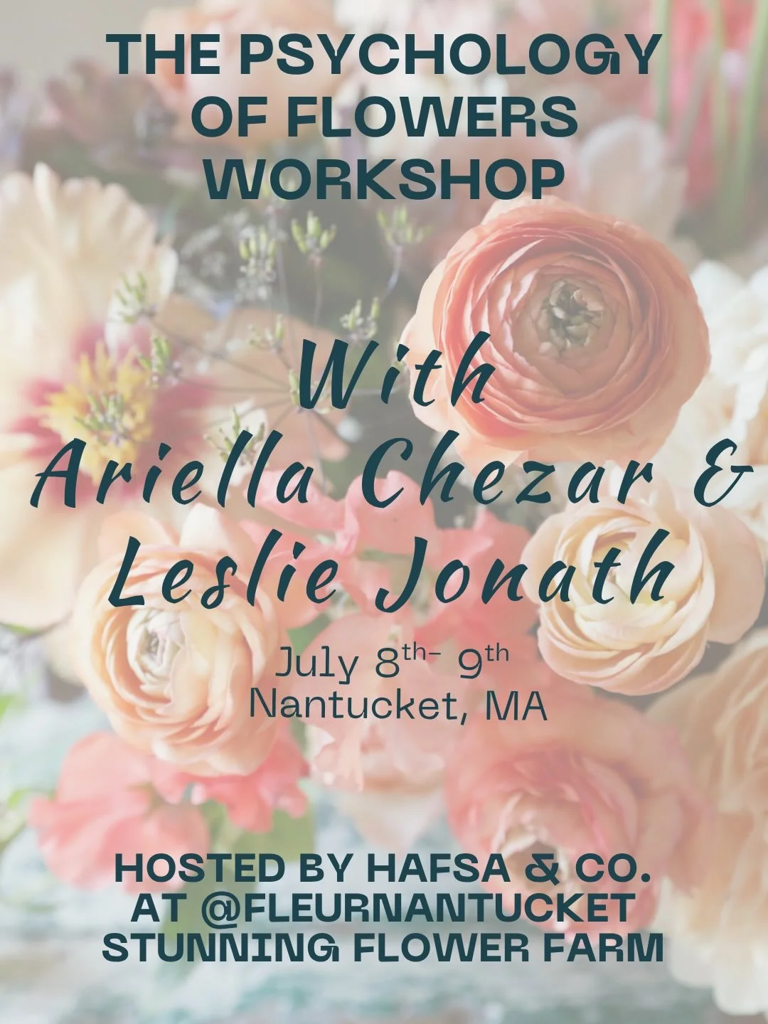 𝐆𝐈𝐕𝐄𝐀𝐖𝐀𝐘 𝐓𝐈𝐌𝐄!!!! 🔔🌸

@hafsalewis turns 40 in one month, and in honor of a brand-new decade, we&rsquo;re giving away one ticket to every single workshop we&rsquo;re hosting this year! 
.
We are kicking off the countdown with a very spec