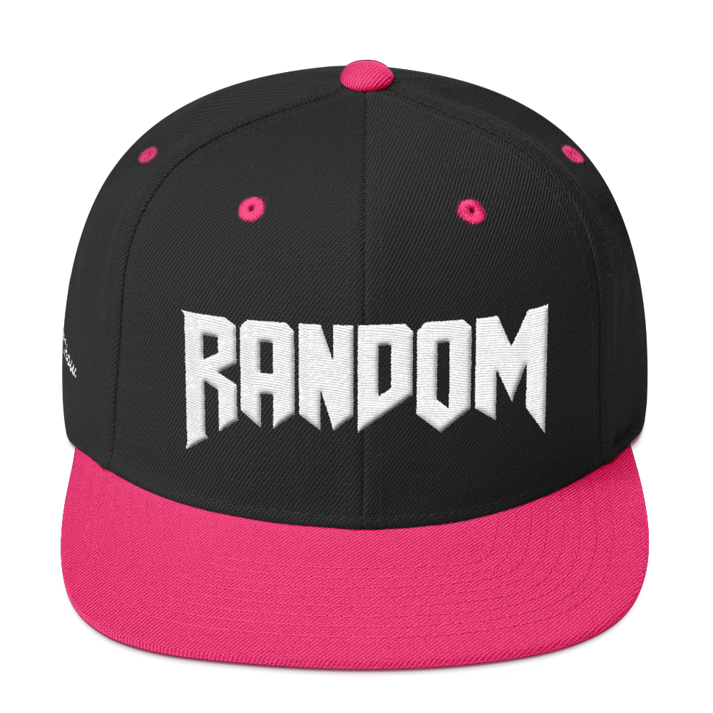 black/neon pink