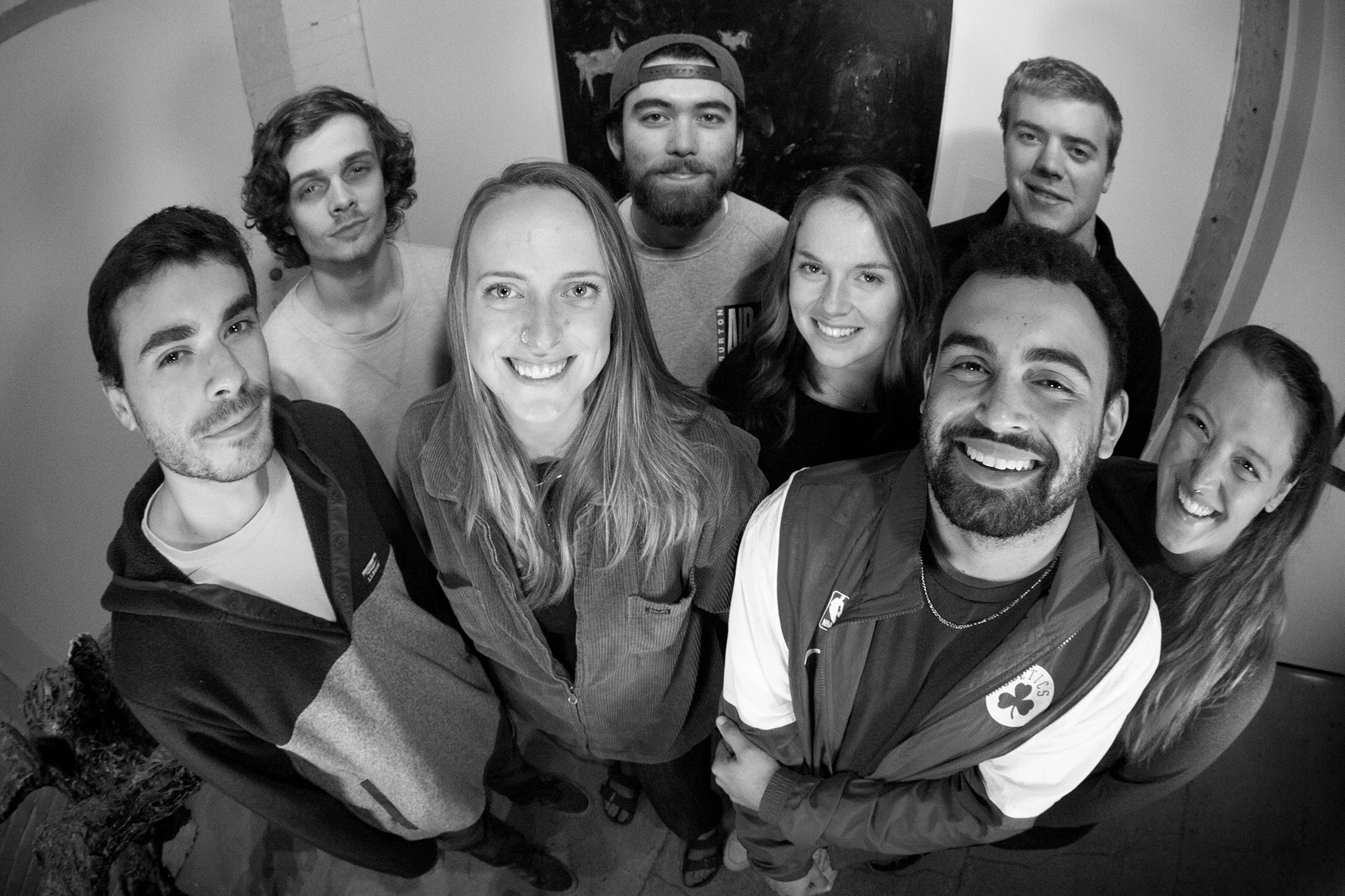 Mike, Zeb, Anna, Dan, Julia, Ash, Austin, and Deb