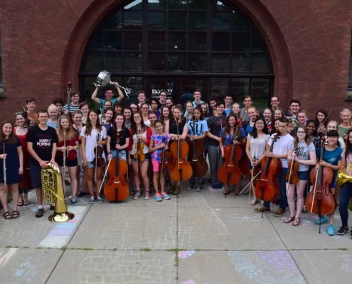Vermont Youth Orchestra at Elley-Long Music Center in Colchester for Make Music Day!