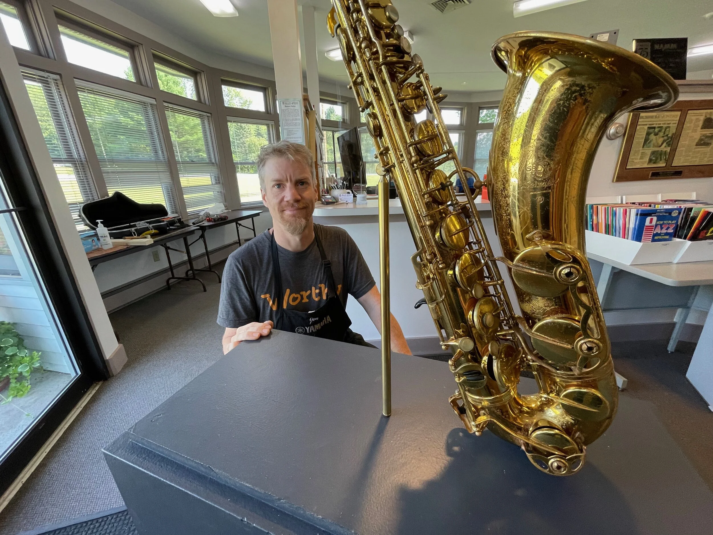 Big Joe Burrell's Selmer Mark VI Tenor Saxophone on Stand