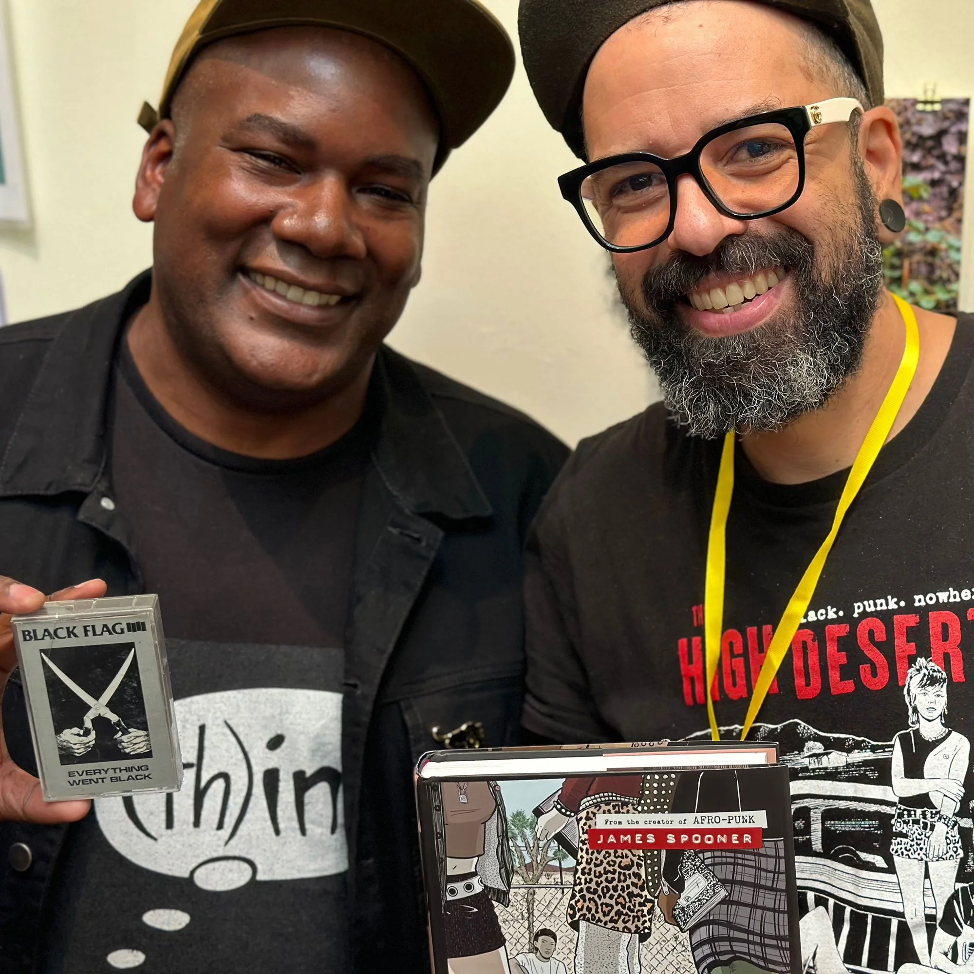 Graphic Novelist James Spooner, Bobby Hackney Jr. at Non-Fiction Comics Fest