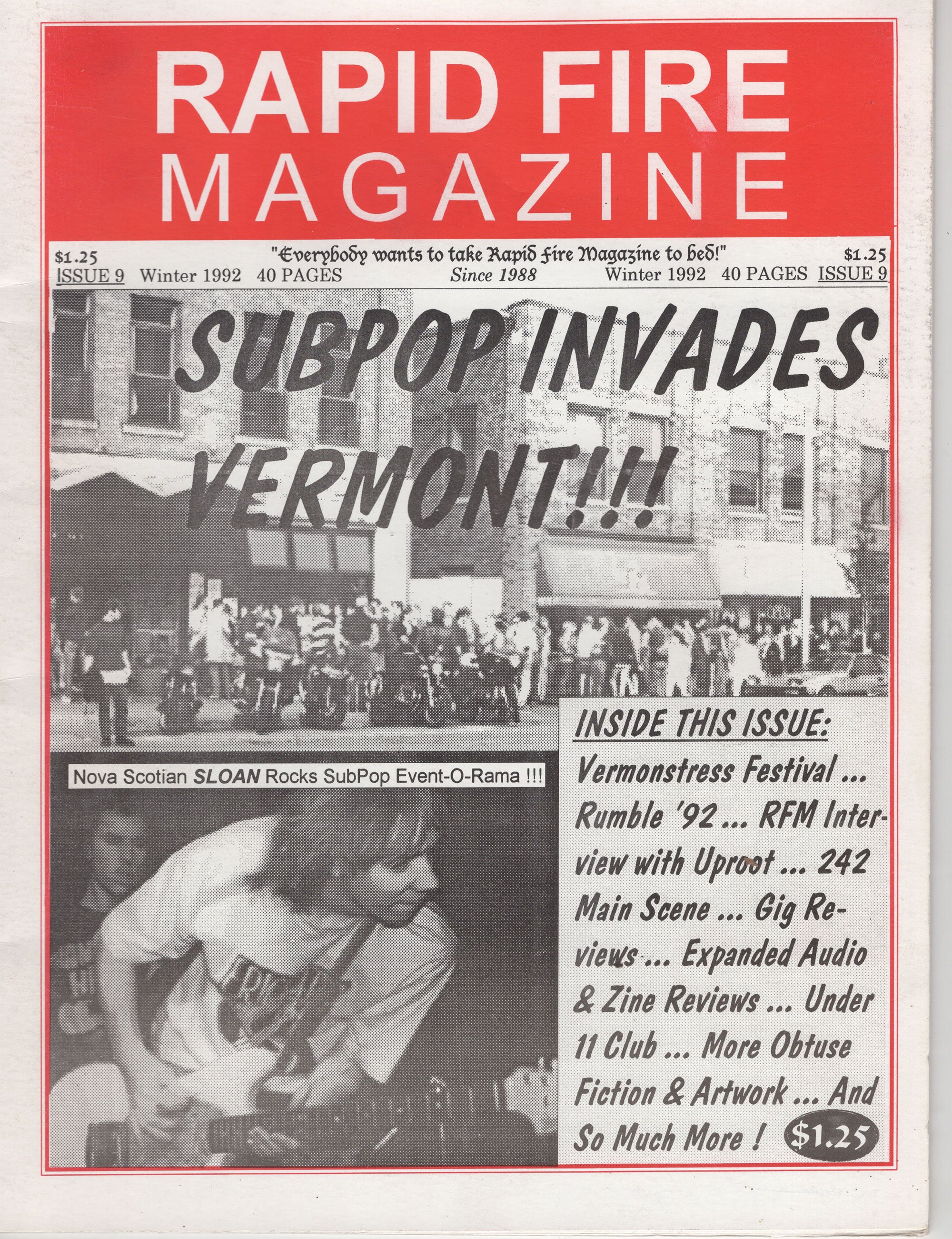 Rapid Fire Magazine, Issue #9, Winter 1992