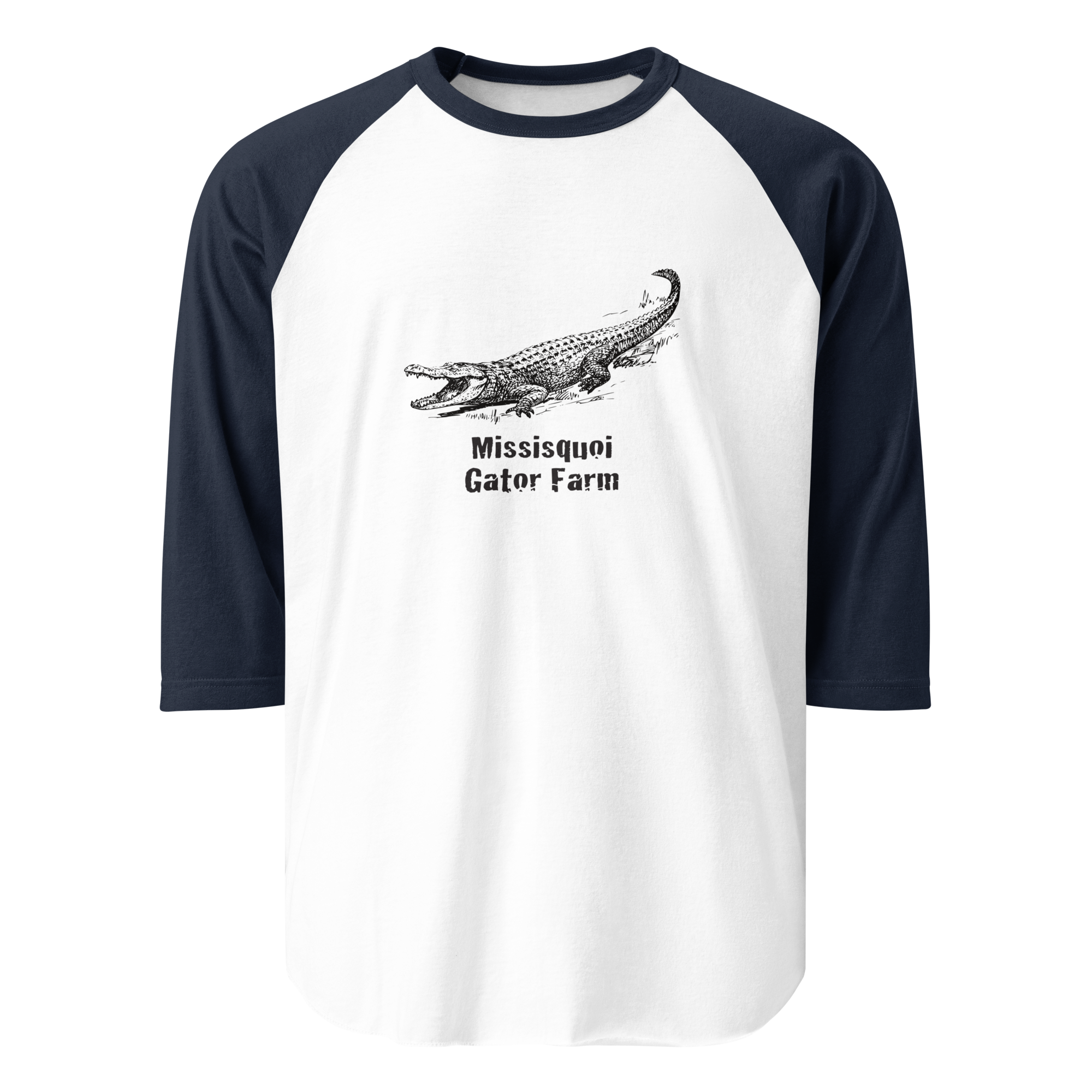 unisex-34-sleeve-raglan-shirt-white-navy-front-68d3390b550f6.png
