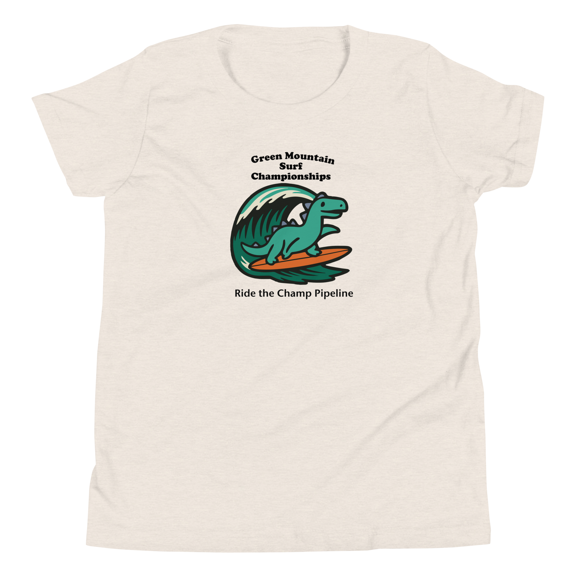 Champ Surfer - Green Mountain Surf Championships - Youth Short Sleeve T-Shirt