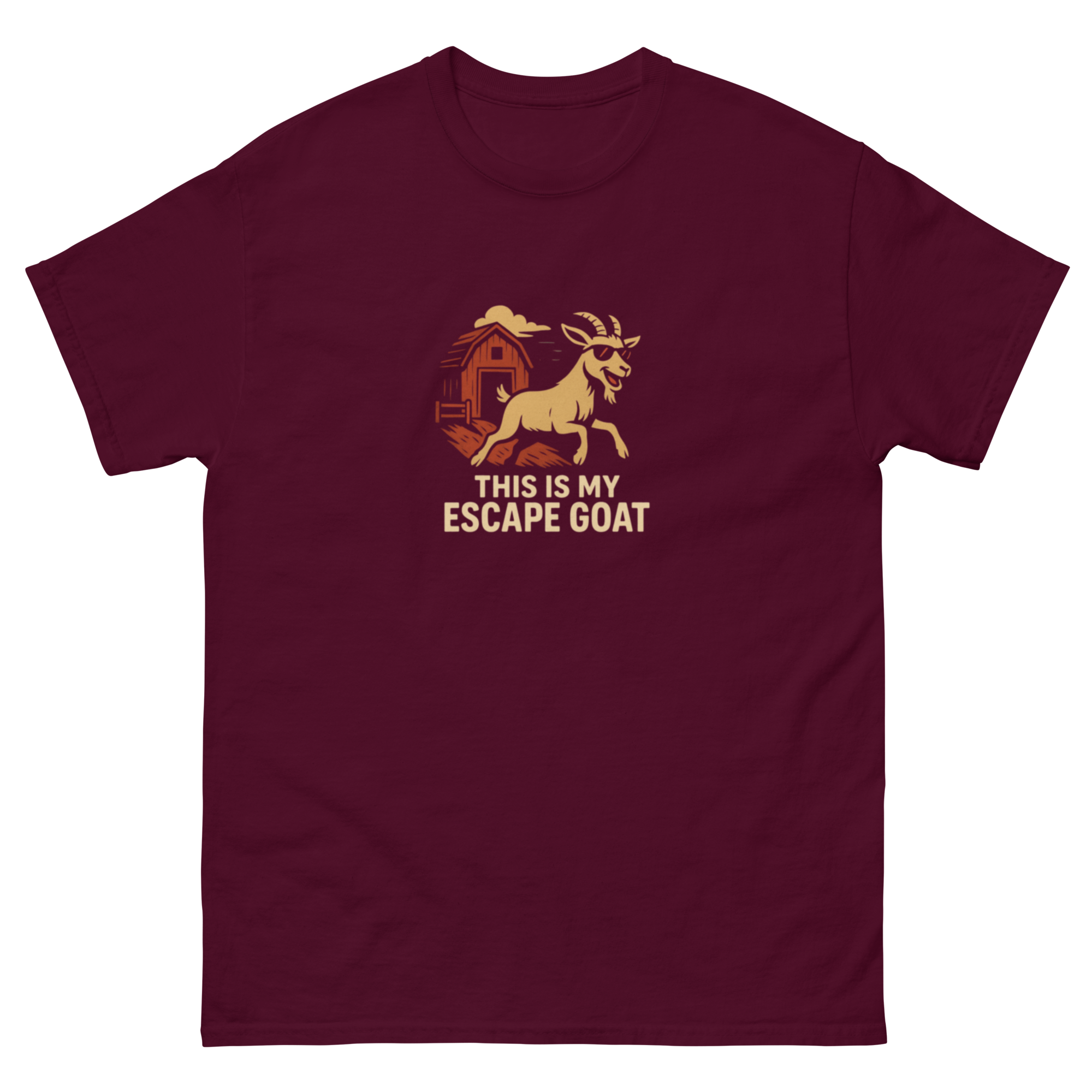 unisex-classic-tee-maroon-front-68ea6cdd1d91f.png