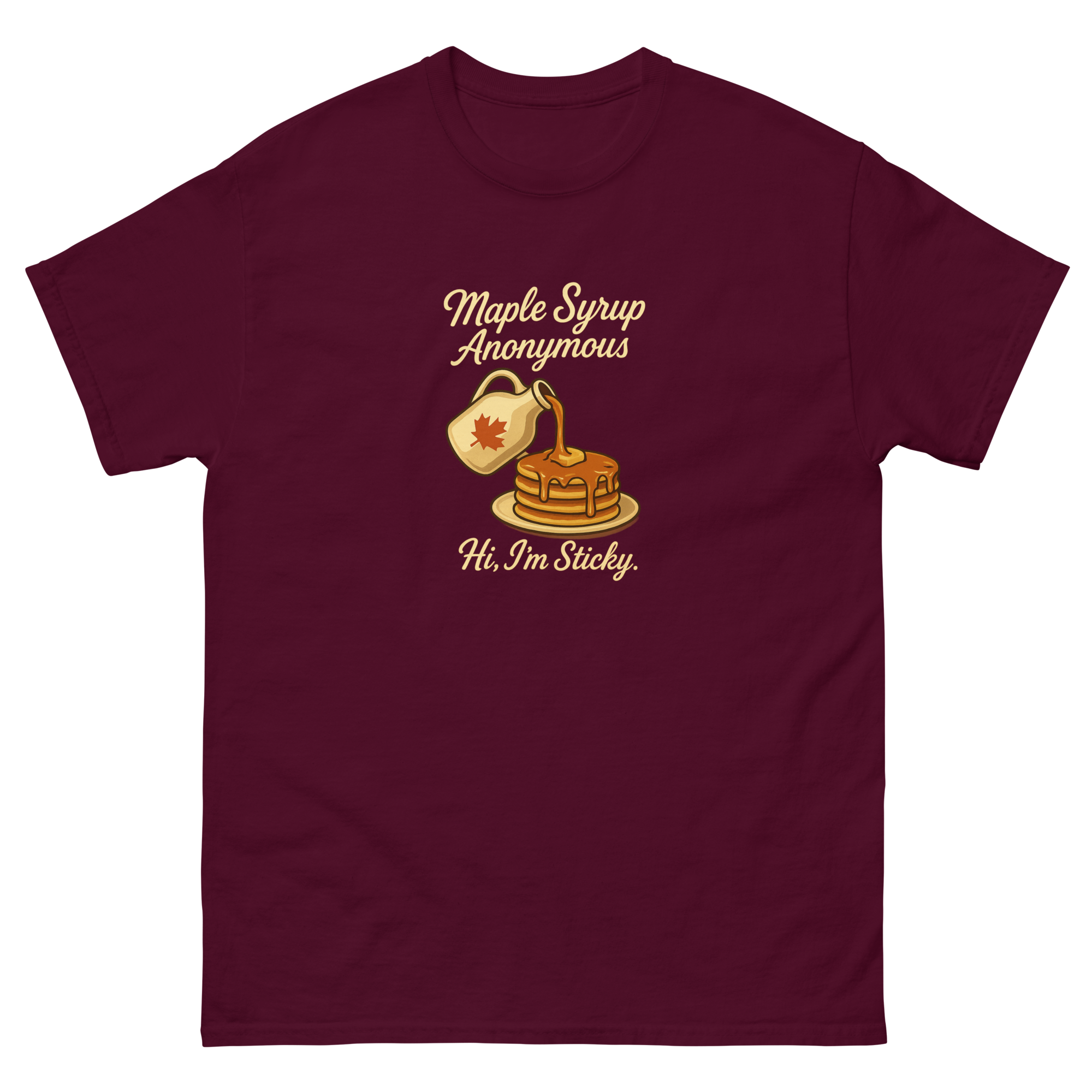 unisex-classic-tee-maroon-front-68ed9c97d2e70.png