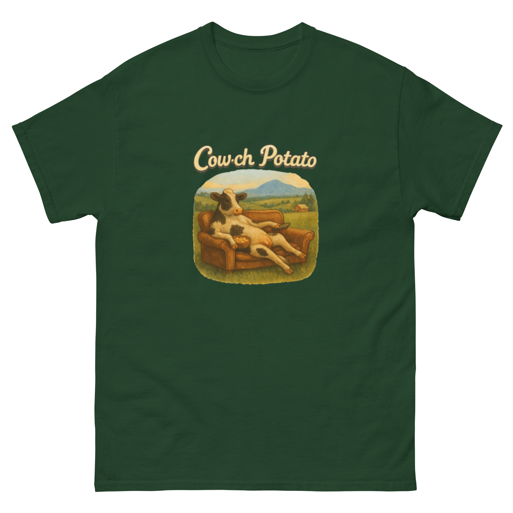 unisex-classic-tee-forest-green-front-68edacaece32f.png