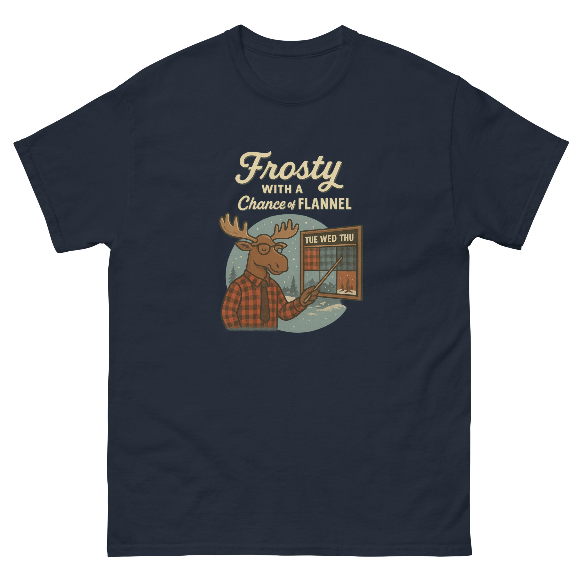 Frosty with a Chance of Flannel - Unisex classic tee