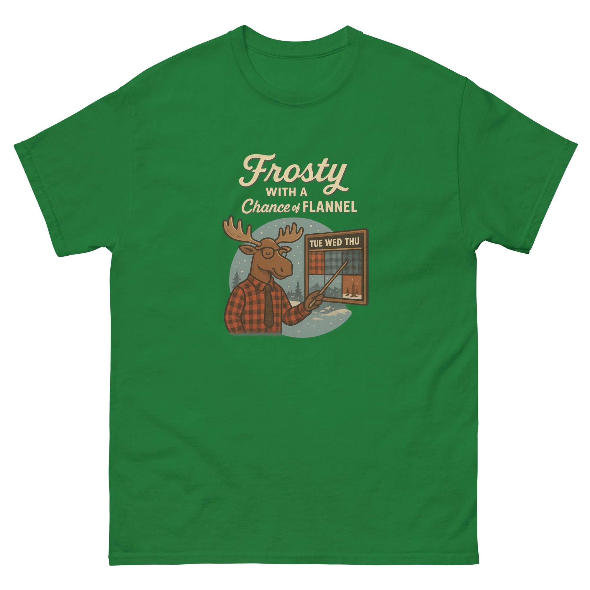 unisex-classic-tee-turf-green-front-68f4ea5025d78.png