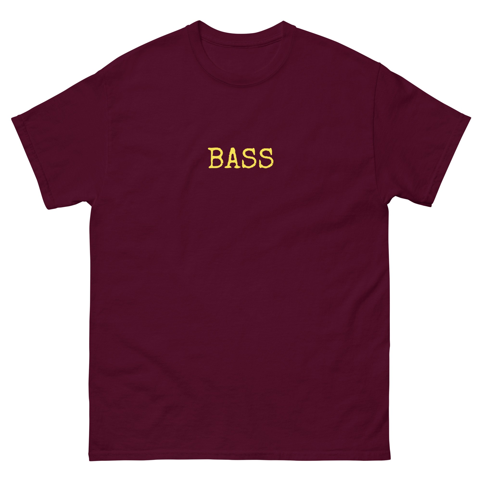 unisex-classic-tee-maroon-front-691a32541ad2d.jpg