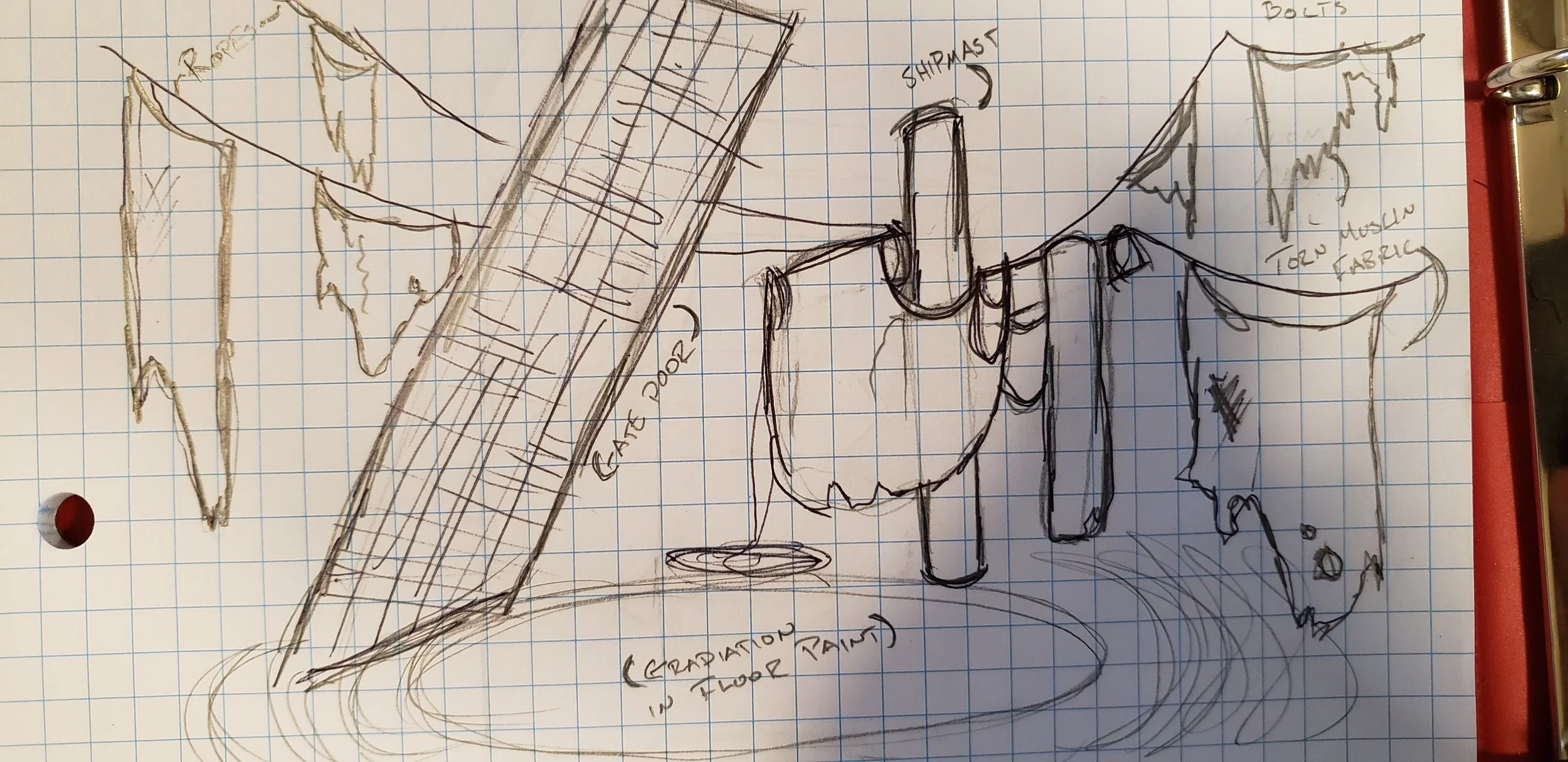 DOODLING WHILE REHEARSING: MICAH HARVEY