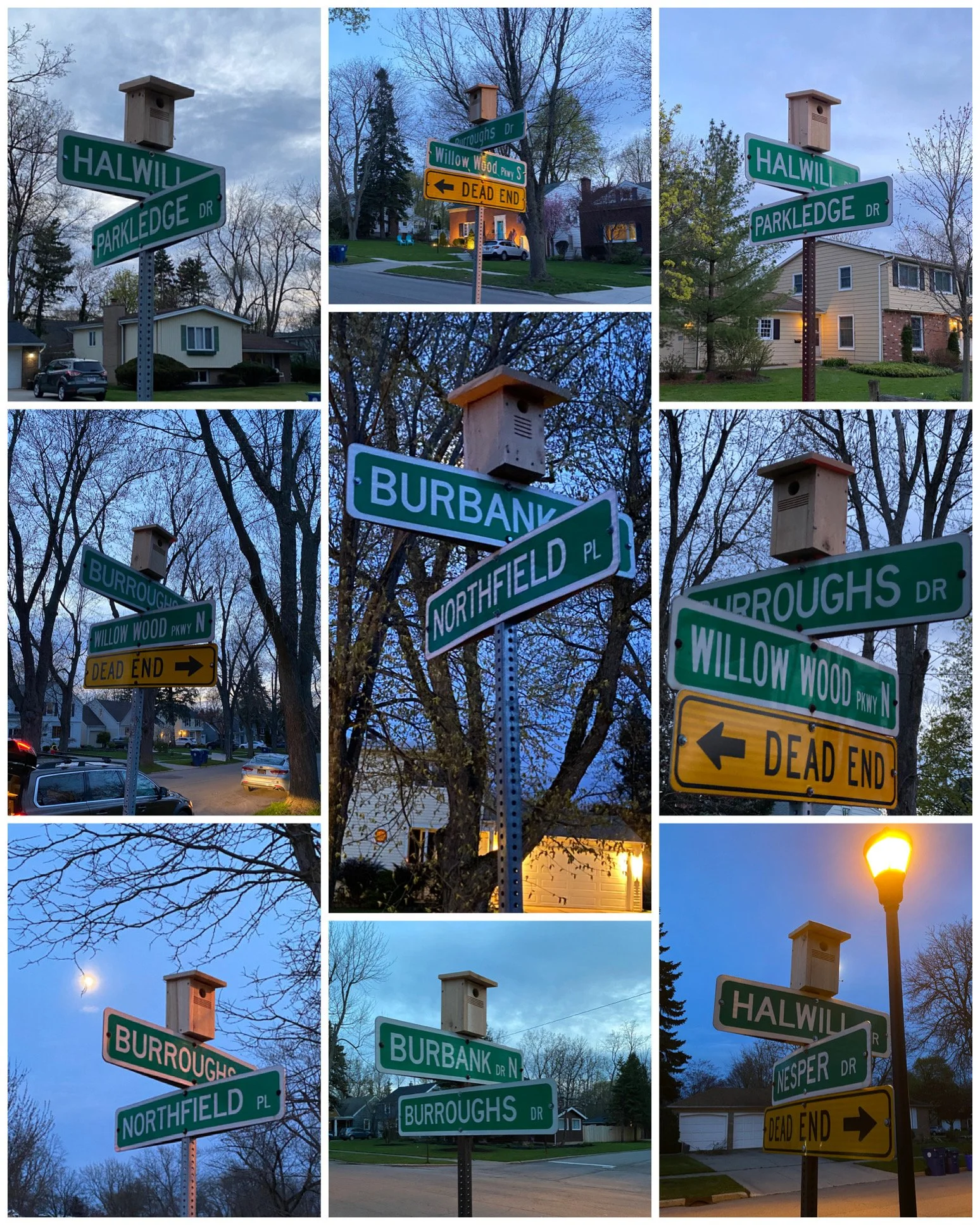 Street Sign Birdhouse Project