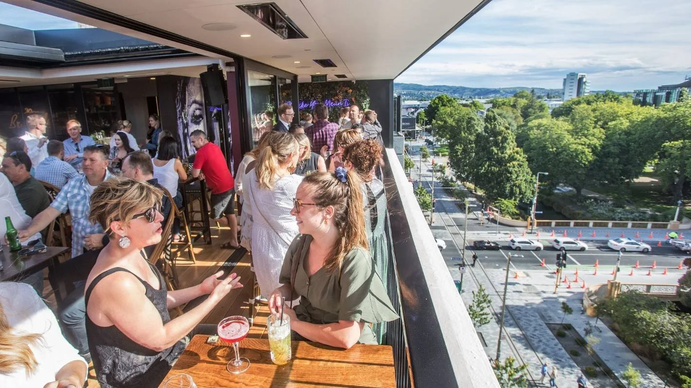 Brews with views at new central Christchurch rooftop bars