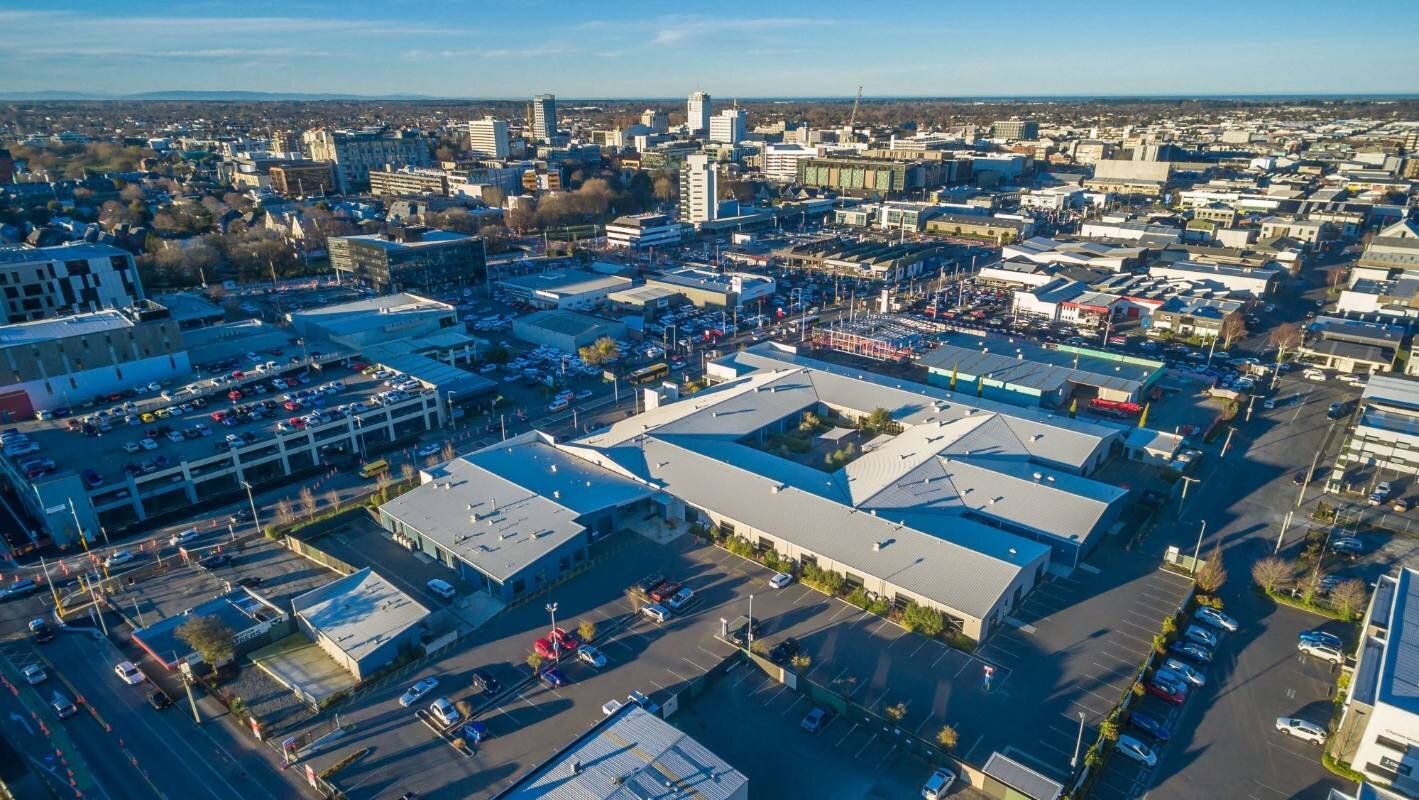 Former temporary cop shop in central Christchurch bought for $25m by Box 112