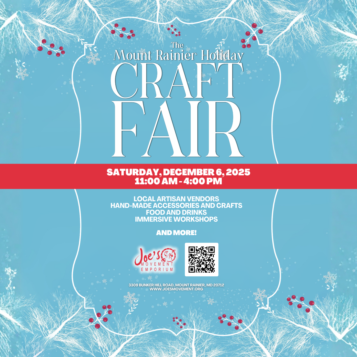 The Mt. Rainier Holiday Craft Fair