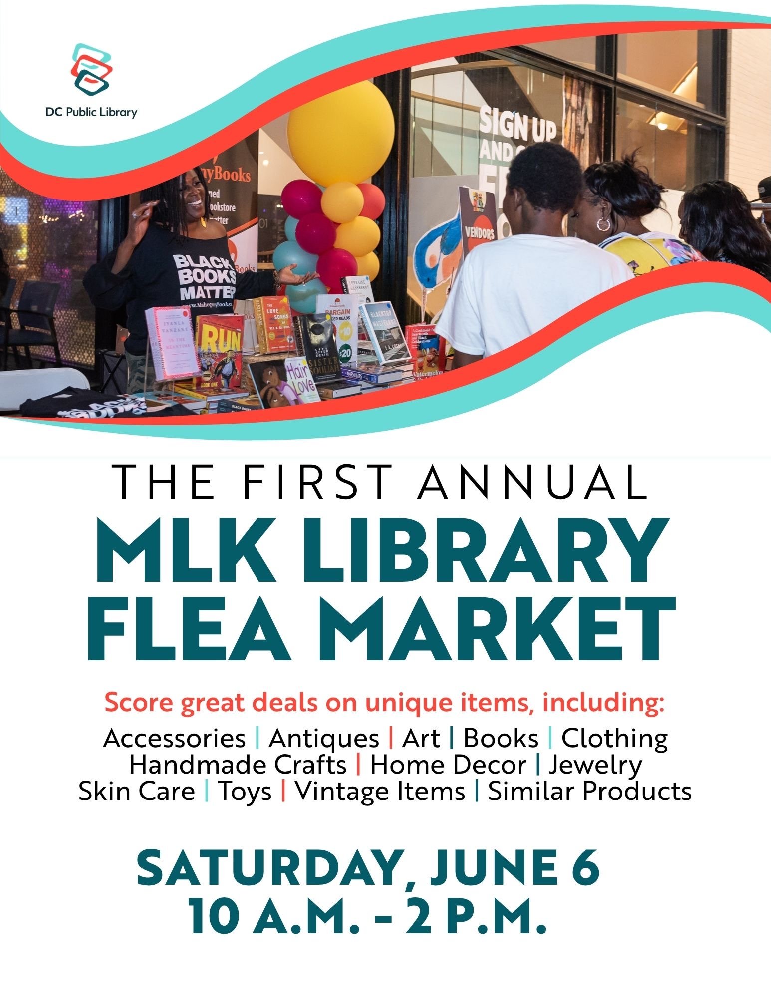 The MLK Library Flea Market