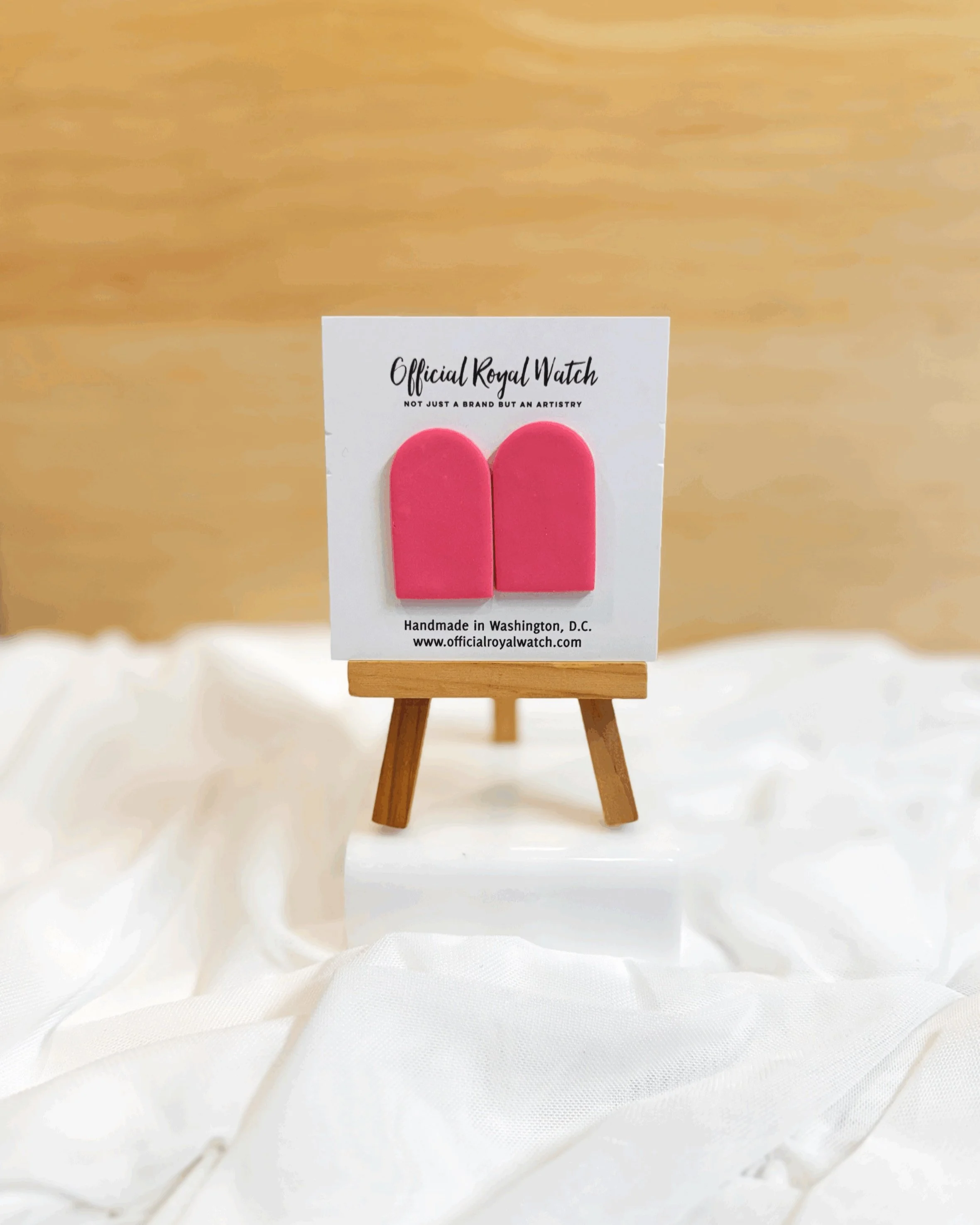 Midi Arch Stud: Guava