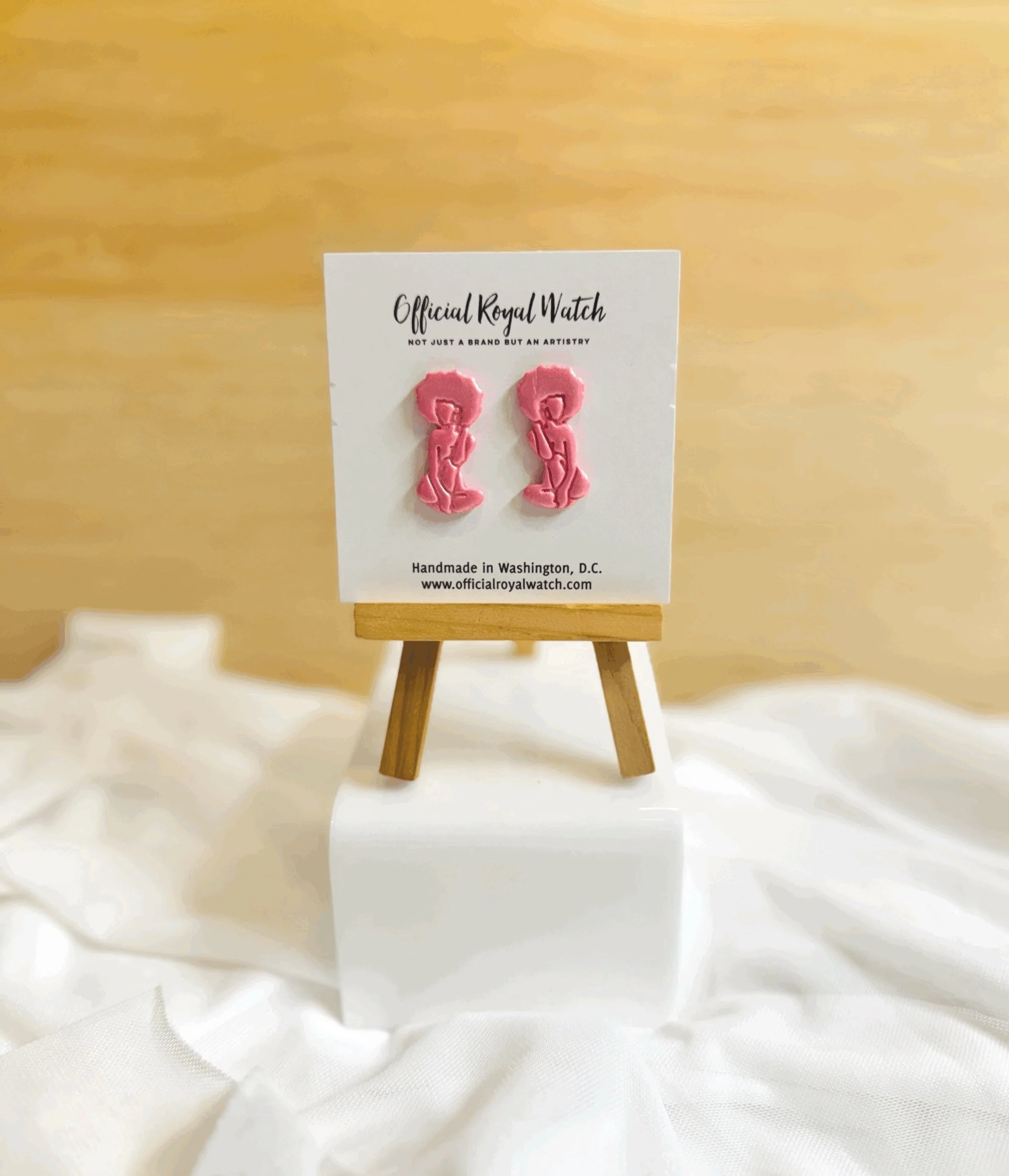 Afro Woman: Rose Pink