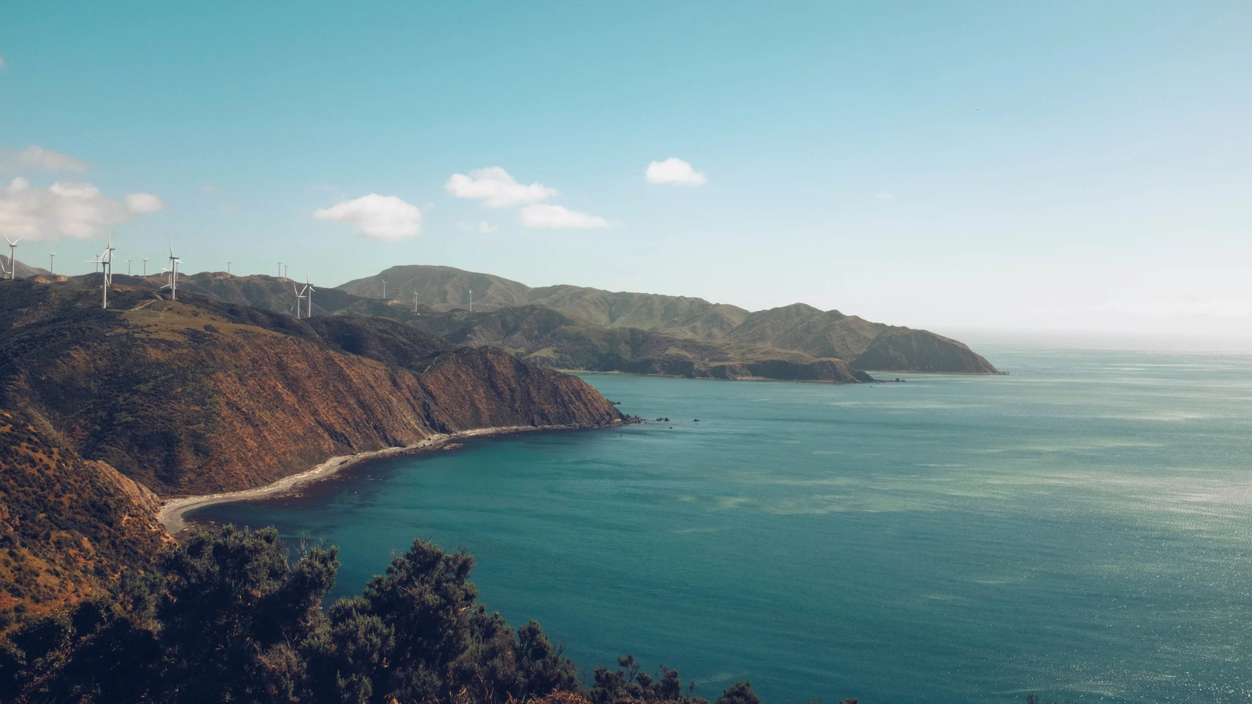 Makara beach, New Zealand.