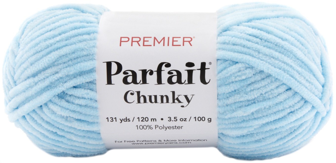 Premier Yarns Light Blue Yarn Parfait Chunky