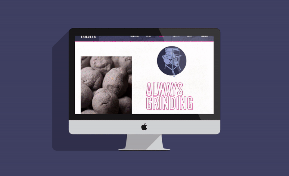 Taquiza Miami Restaurant Tacos Website design