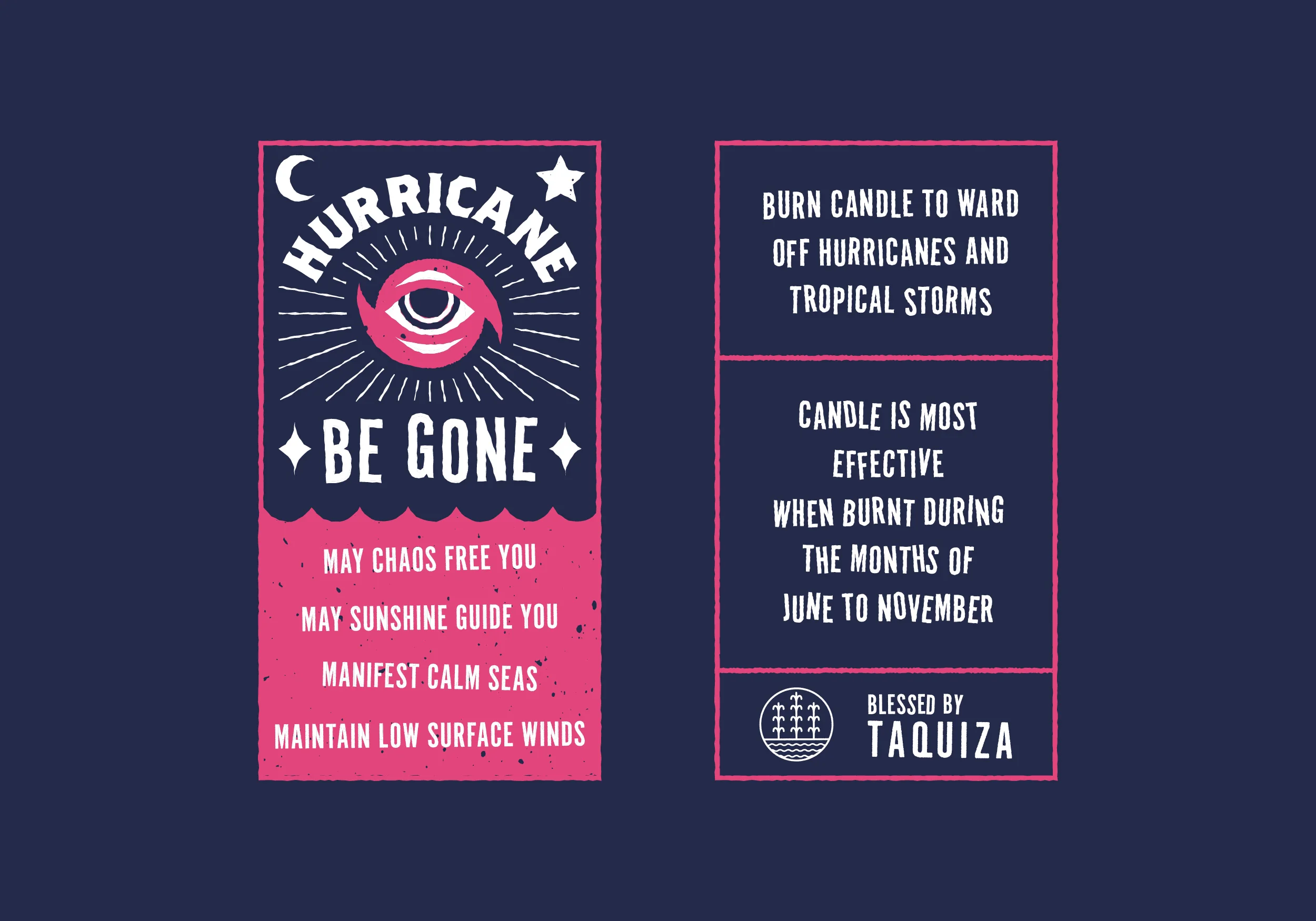 Taquiza Miami Restaurant Prayer Candle Design