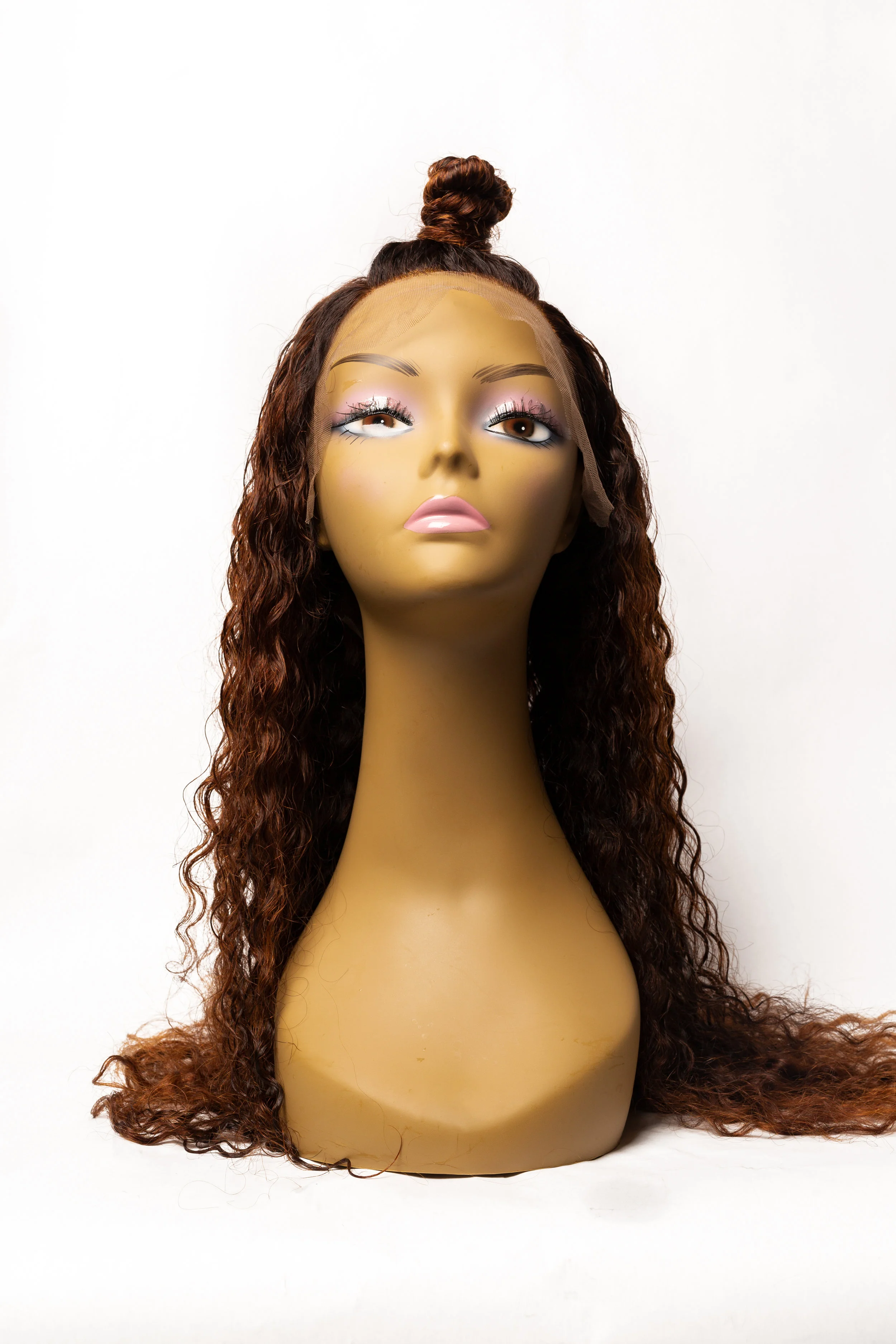 Deep Wave w/ Honey Highlights Wig Unit