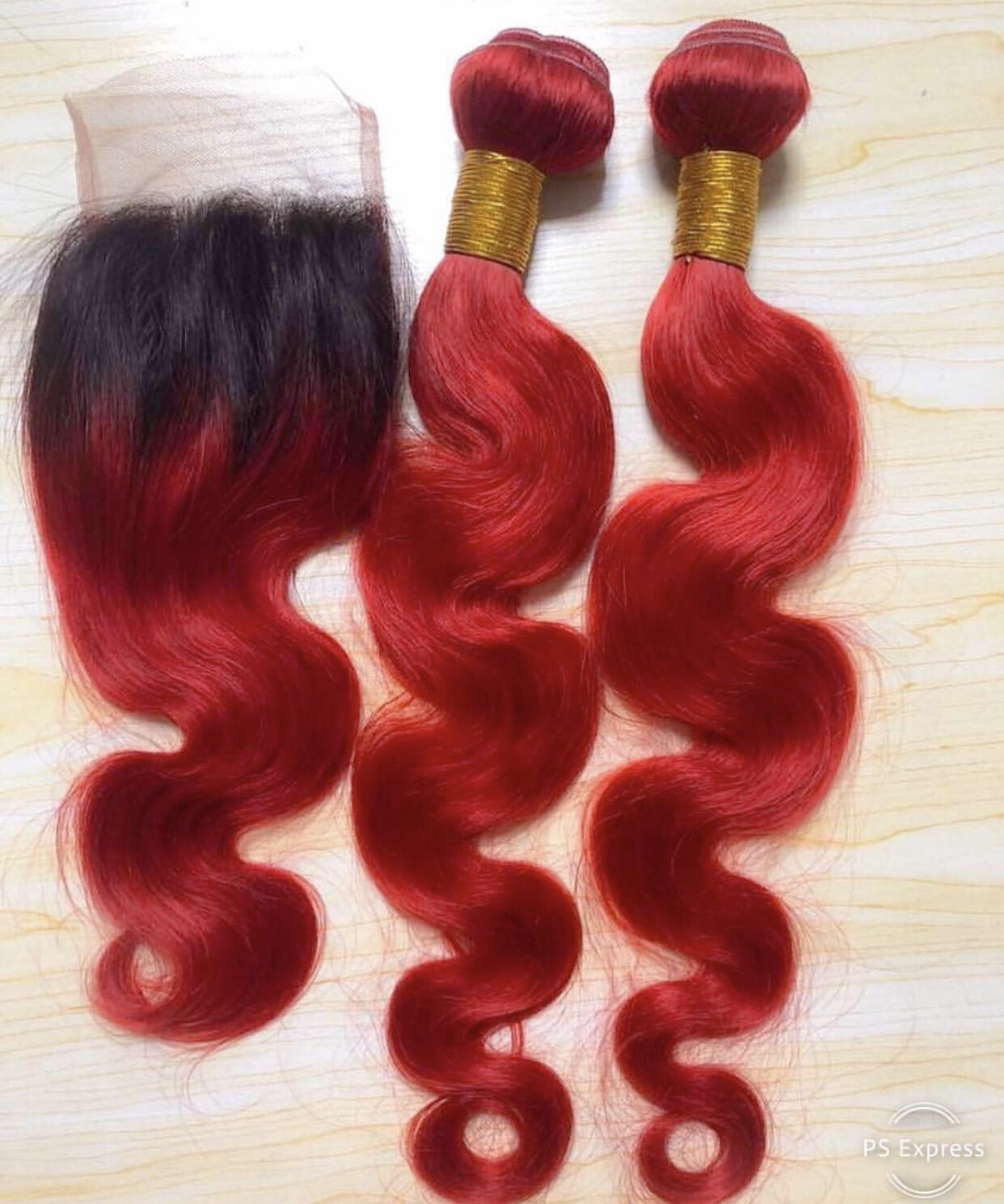 Body Wave Cherry Red Bundles