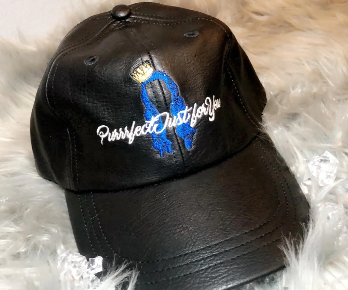 Black Leather Hat