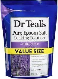 Dr teals pure epsom salt