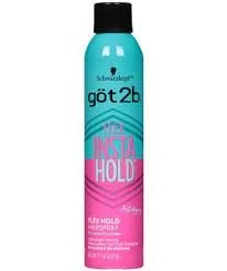 Got2b flex hold hairspray