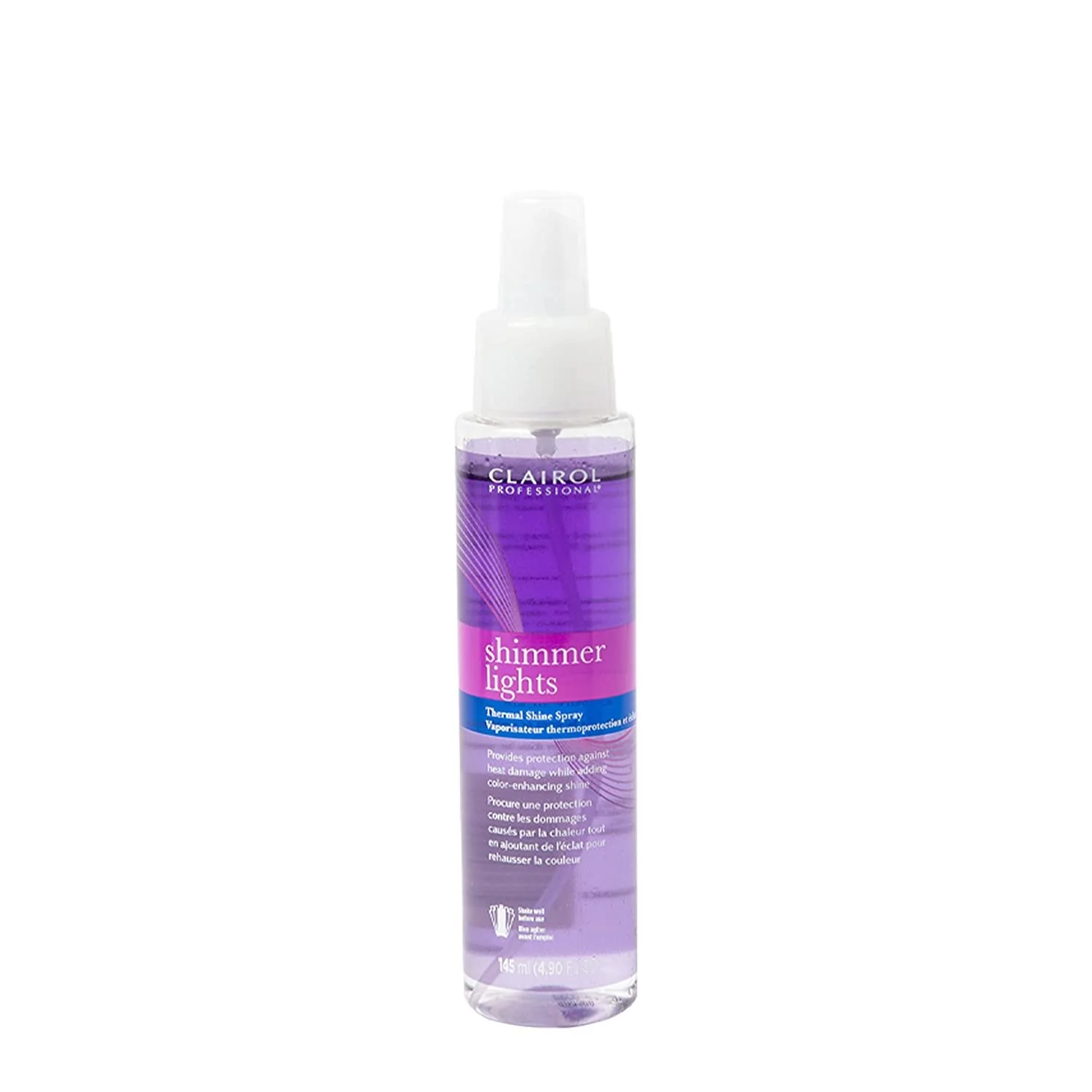Shimmer lights thermal shine spray