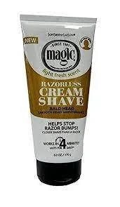 Razorless Cream Shave Bald Head
