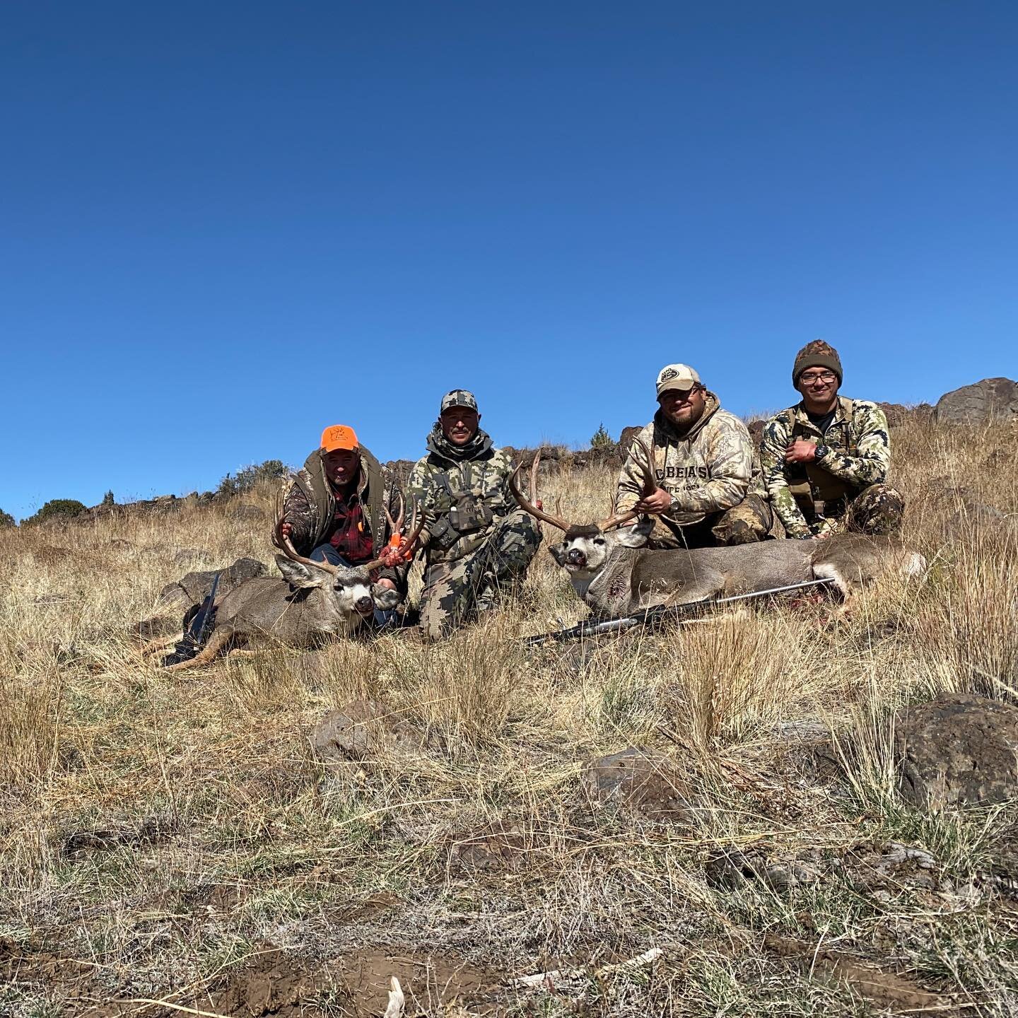 It was a great hunting season here in X5B. Our clients all tagged out and were treated to excellent camp cooking courtesy of @marryforthenoms. 
#muledeerhunting #californiamuledeer #californiadeerassociation #organic #grassfed #wildgame #kuiunation