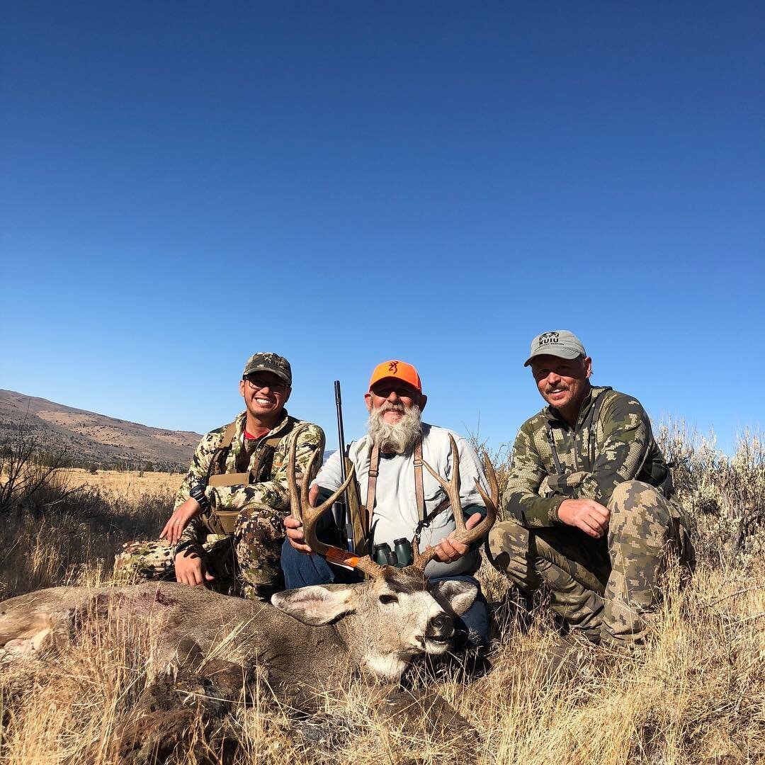 After years of putting in for X5B and 10 days hunting, Richard sought us out to help him connect with a nice buck. Within 24 hours, we got Richard on this 4-point - cleaned, skinned, hung, and in his truck. With muzzle-loader season right around the 
